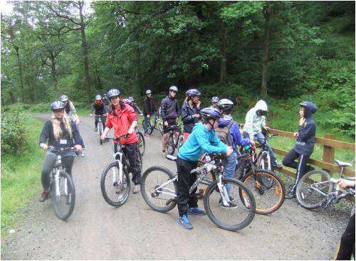 Escursione in bici